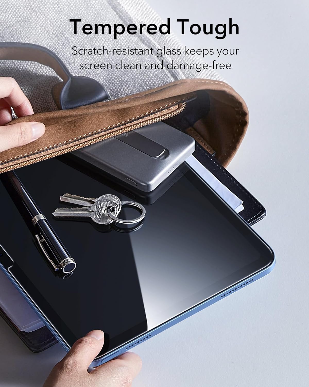 ESR 2 Pack Screen Protector for iPad A16 11th/10th Generation (11 Inch/10.9, 2025/2022), 9H Tempered Glass Film Guard with Alignment Frame, Anti-Scratch, Bubble Free, HD Clarity, Apple Pencil Support