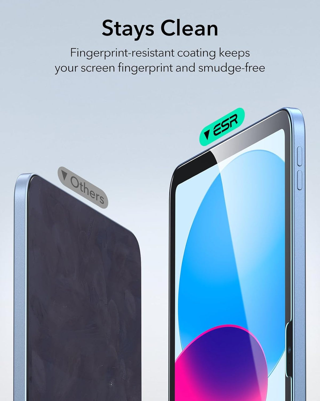 ESR 2 Pack Screen Protector for iPad A16 11th/10th Generation (11 Inch/10.9, 2025/2022), 9H Tempered Glass Film Guard with Alignment Frame, Anti-Scratch, Bubble Free, HD Clarity, Apple Pencil Support