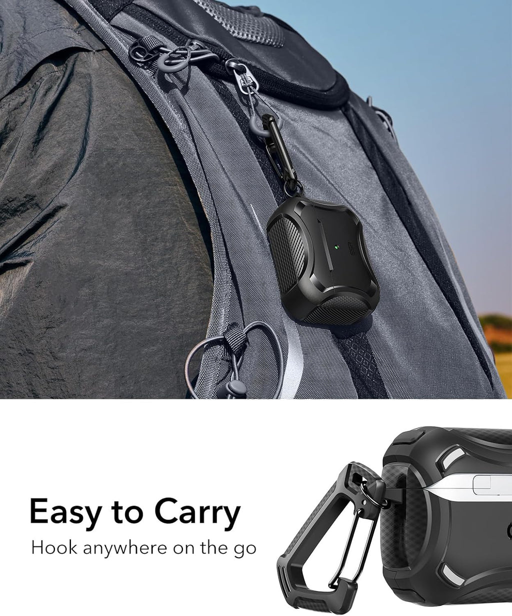 ESR for AirPods Pro 2 Case, Compatible with Airpods Pro Case 2nd / 1st Generation (2023/2022/2019), Compatible with MagSafe, Powerful Drop Protection, Magnetic Lid, Black