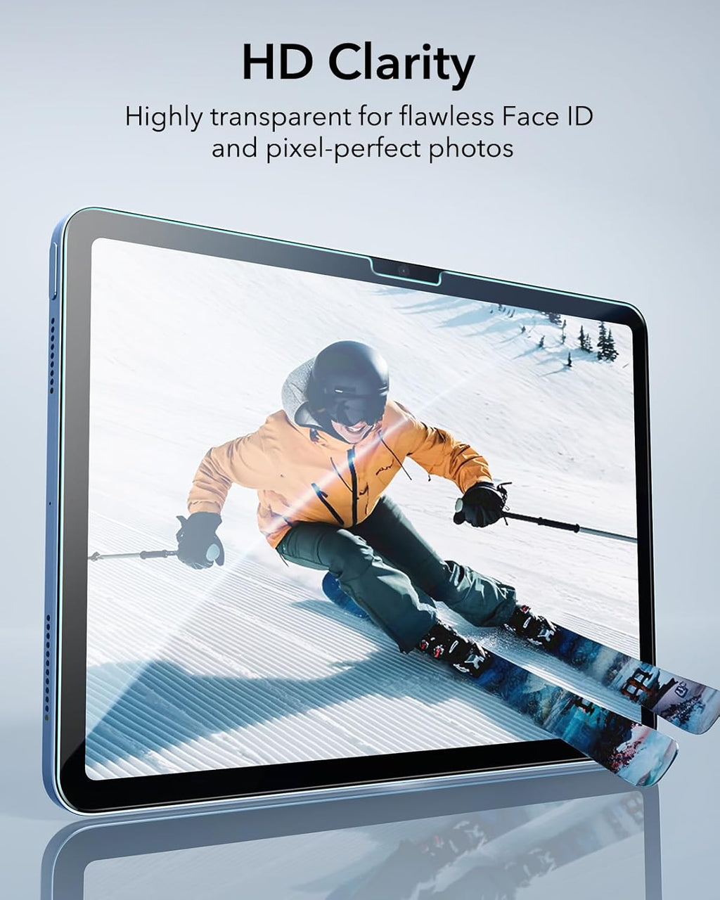 ESR 2 Pack Screen Protector for iPad A16 11th/10th Generation (11 Inch/10.9, 2025/2022), 9H Tempered Glass Film with UltraFit Tray, Apple Pencil Support, Scratch Resistant, HD Clarity, Bubble Free